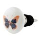 Blue Butterfly Ceramic Kids Wine Bottle Stopper